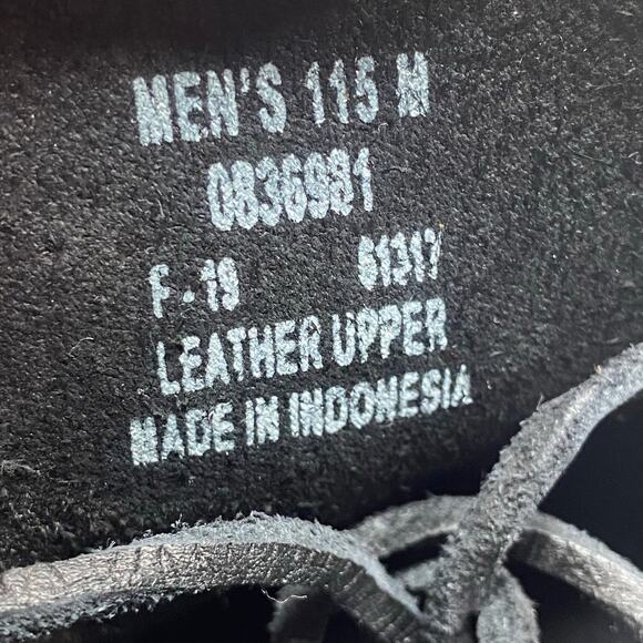 Sperry Authentic Original Black Leather Boat Shoes Men's Size 11.5 Slip Loafers - Picture 8 of 8